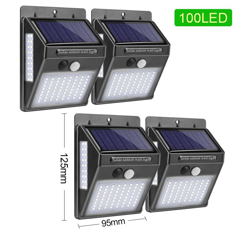 Luz de Segurança com Painel Solar e Sensor de Movimento
