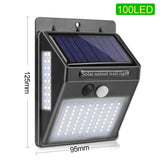 Luz de Segurança com Painel Solar e Sensor de Movimento