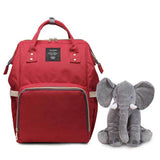 Bolsa Maternidade L'equeen®️ + Brinde Elefantinho Soninho 40cm
