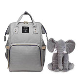 Bolsa Maternidade L'equeen®️ + Brinde Elefantinho Soninho 40cm