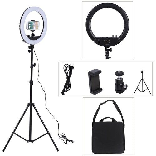 Ring Light LED Super Pro (Anel de 34cm com Tripé 2 Metros)