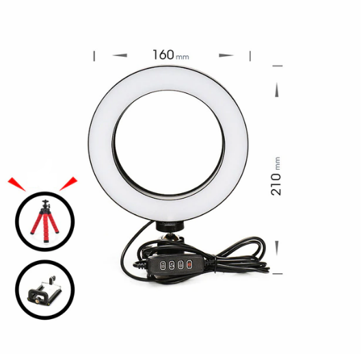 Ring Light - Anel de Luz Profissional (Com Tripé) - Atique Store